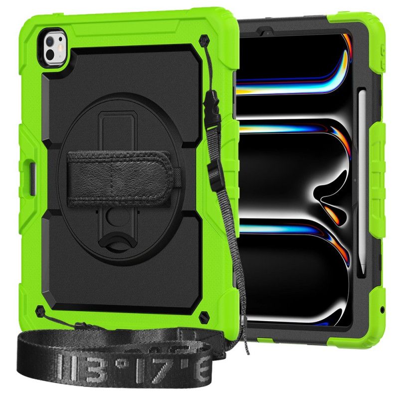 Kryt iPad Pro 13 (2025) Robustní S Ochranou Obrazovky A Ramenním Popruhem