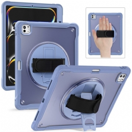 Kryt iPad Pro 13 (2025) Stojan A Otočný Popruh Na Ruku