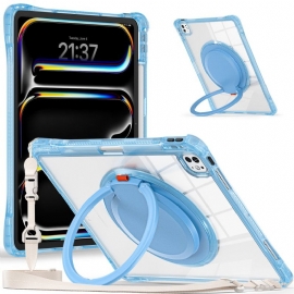 Kryt Na iPad Pro 13 (2025) Nastavitelný Stojan A Ramenní Popruh