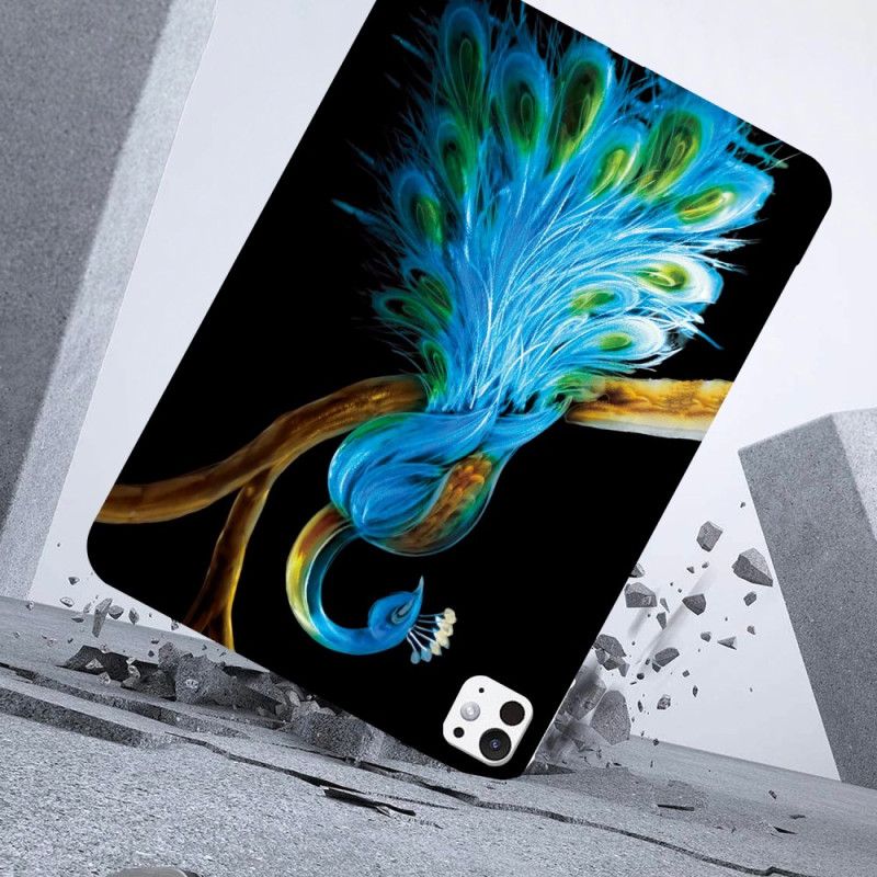 Kryt Na iPad Pro 13 (2025) Pávový Vzor