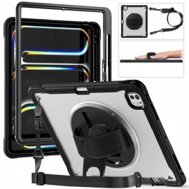 Kryt Na iPad Pro 13 (2025) Popruh Na Ruku Stojan A Ramenní Popruh