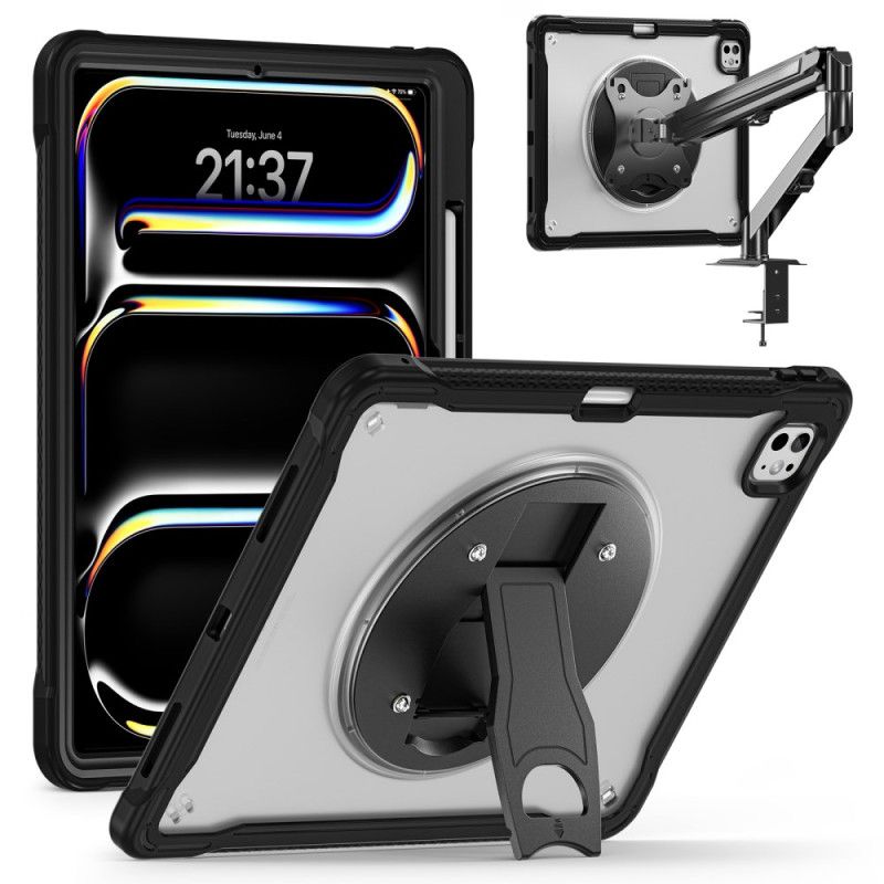 Kryt Na iPad Pro 13 (2025) Průsvitné Se Stojánkem