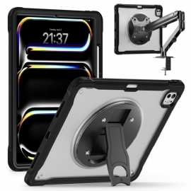 Kryt Na iPad Pro 13 (2025) Průsvitné Se Stojánkem