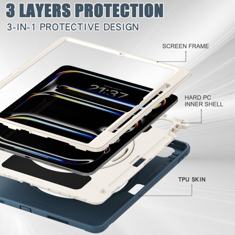 Kryt Na iPad Pro 13 (2025) Rukojeť A Držák Na Stylus