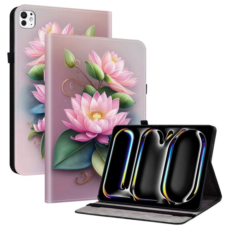 Pouzdro iPad Pro 13 (2025) Lotosový Vzor