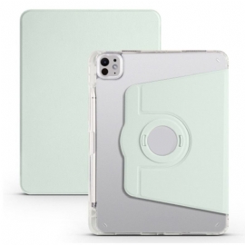 Pouzdro iPad Pro 13 (2025) Otočný Stojánek A Odnímatelná Průhledná Zadní Strana