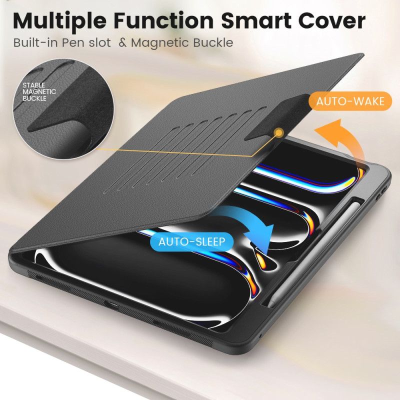 Pouzdro Na iPad Pro 13 (2025) Držák Na Karty A Magnetický Držák