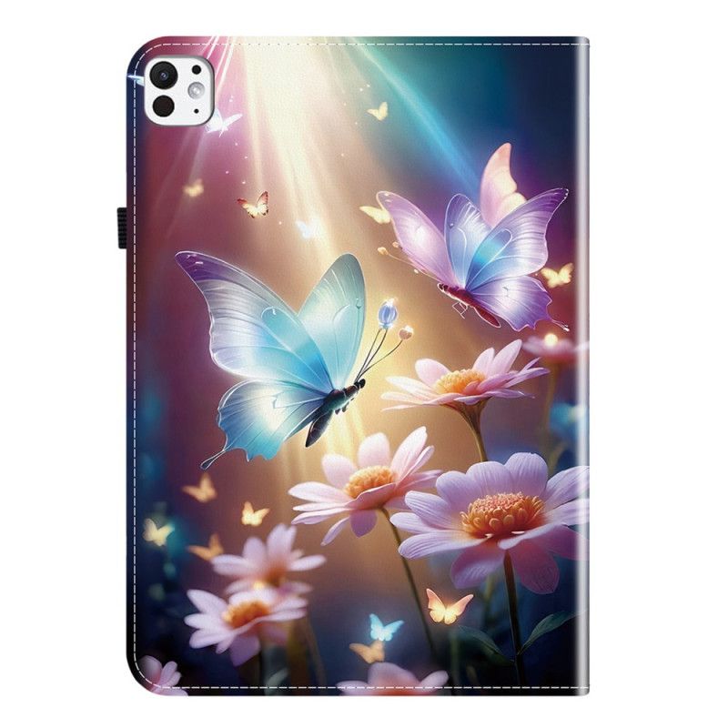 Pouzdro Na iPad Pro 13 (2025) Svítící Motýli