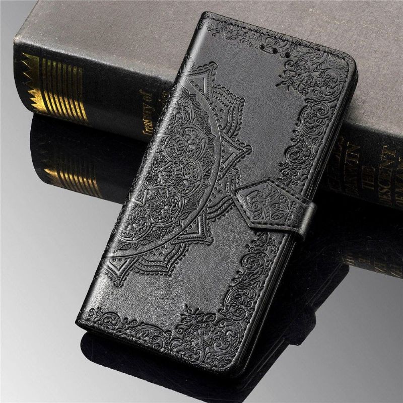 Flipové Pouzdro Na Xiaomi Redmi Note 9S / Redmi Note 9 Pro Držák Karty Mandala