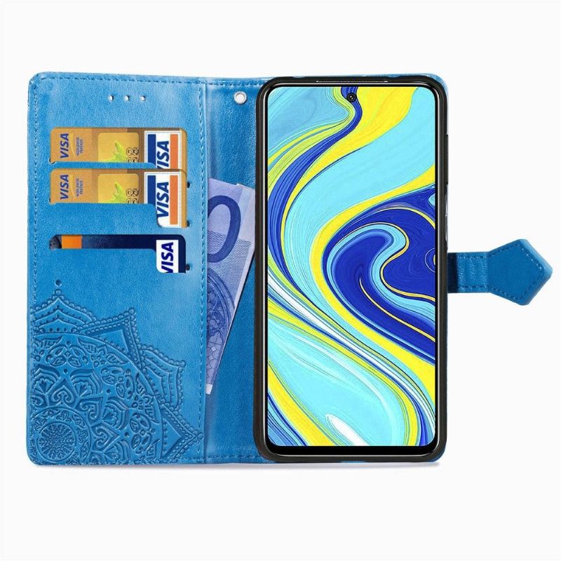 Flipové Pouzdro Na Xiaomi Redmi Note 9S / Redmi Note 9 Pro Držák Karty Mandala