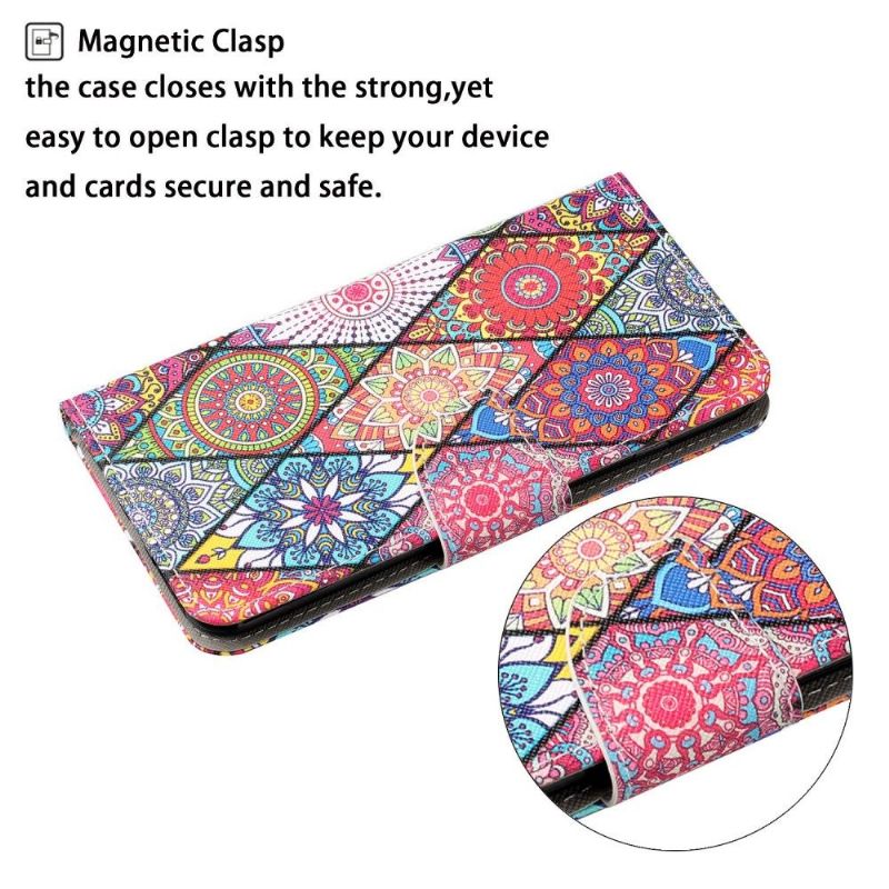 Flipové Pouzdro Na Xiaomi Redmi Note 9S / Redmi Note 9 Pro Kaleidoskop Mandala