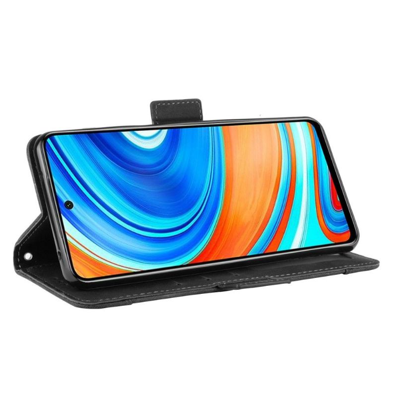 Flipové Pouzdro Na Xiaomi Redmi Note 9S / Redmi Note 9 Pro Kožený Efekt S Držákem Karty