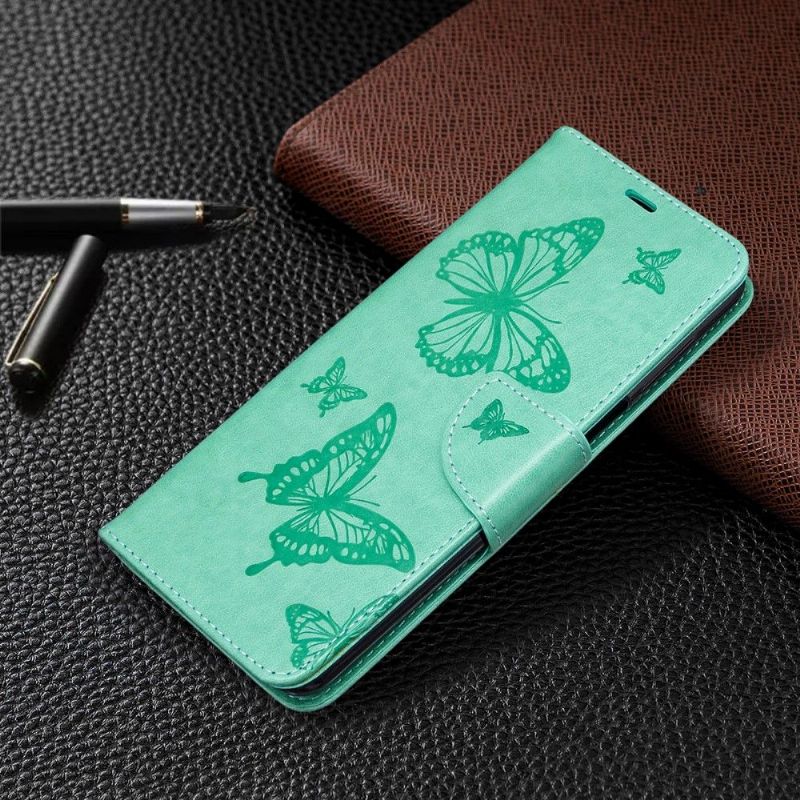 Flipové Pouzdro Na Xiaomi Redmi Note 9S / Redmi Note 9 Pro Podpora Motýlků Funkcí