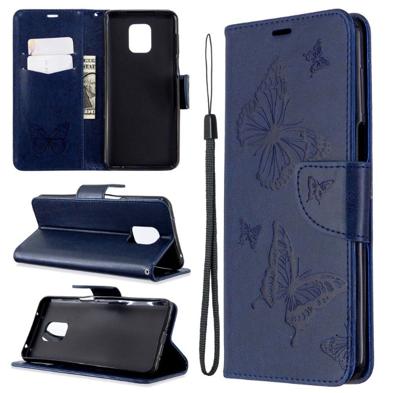 Flipové Pouzdro Na Xiaomi Redmi Note 9S / Redmi Note 9 Pro Podpora Motýlků Funkcí