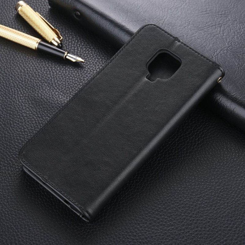 Flipové Pouzdro Na Xiaomi Redmi Note 9S / Redmi Note 9 Pro Retro Kožený Efekt Azns