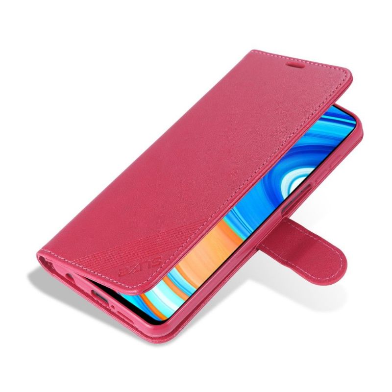 Flipové Pouzdro Na Xiaomi Redmi Note 9S / Redmi Note 9 Pro Retro Kožený Efekt Azns