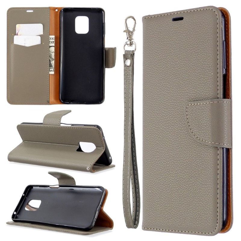 Kožené Pouzdro Folio Na Xiaomi Redmi Note 9S / Redmi Note 9 Pro Flipové Pouzdro Efekt Zrnité Kůže