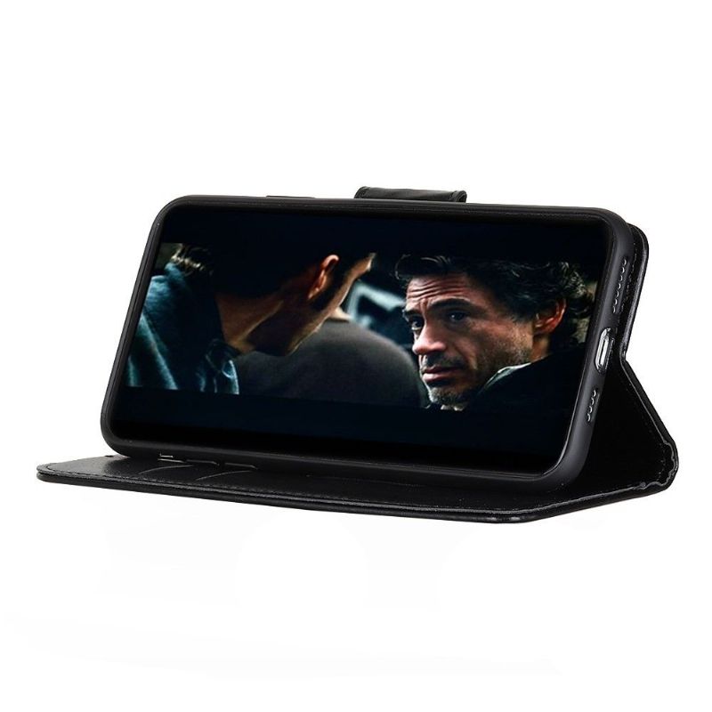 Kožené Pouzdro Folio Na Xiaomi Redmi Note 9S / Redmi Note 9 Pro Flipové Pouzdro Funkce Podpory Umělé Kůže