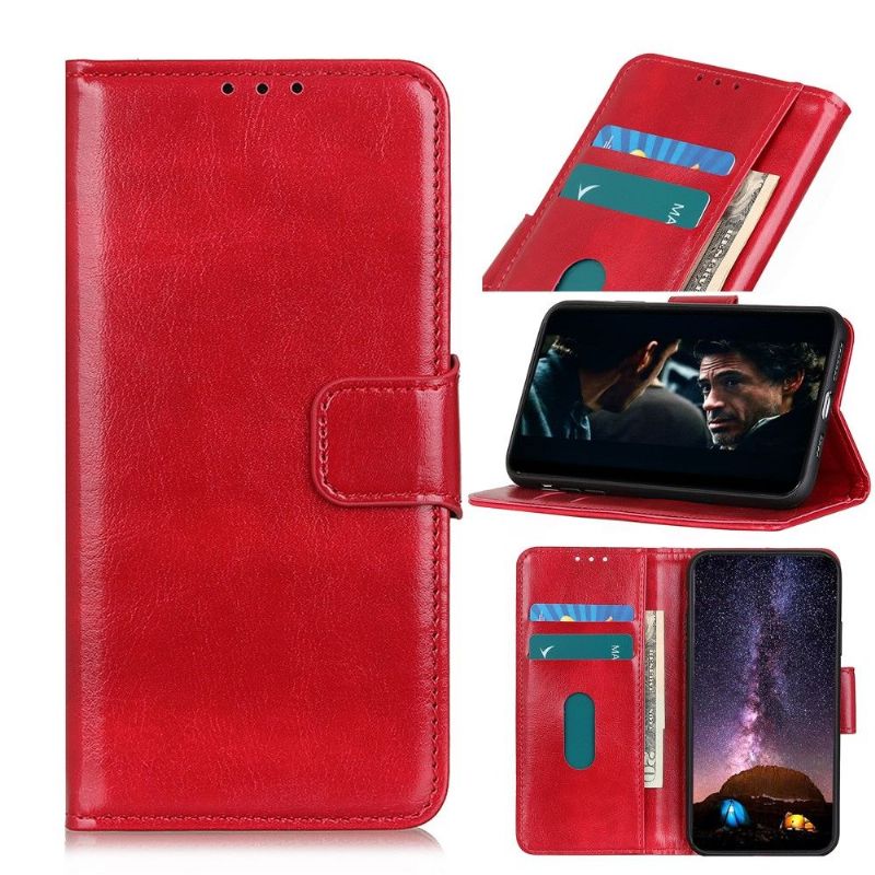 Kožené Pouzdro Folio Na Xiaomi Redmi Note 9S / Redmi Note 9 Pro Flipové Pouzdro Funkce Podpory Umělé Kůže