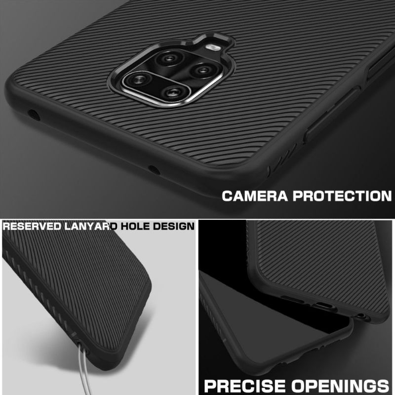 Kryt Na Xiaomi Redmi Note 9S / Redmi Note 9 Pro Pruhový Efekt V Gelu