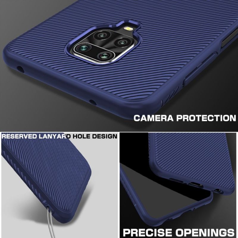 Kryt Na Xiaomi Redmi Note 9S / Redmi Note 9 Pro Pruhový Efekt V Gelu
