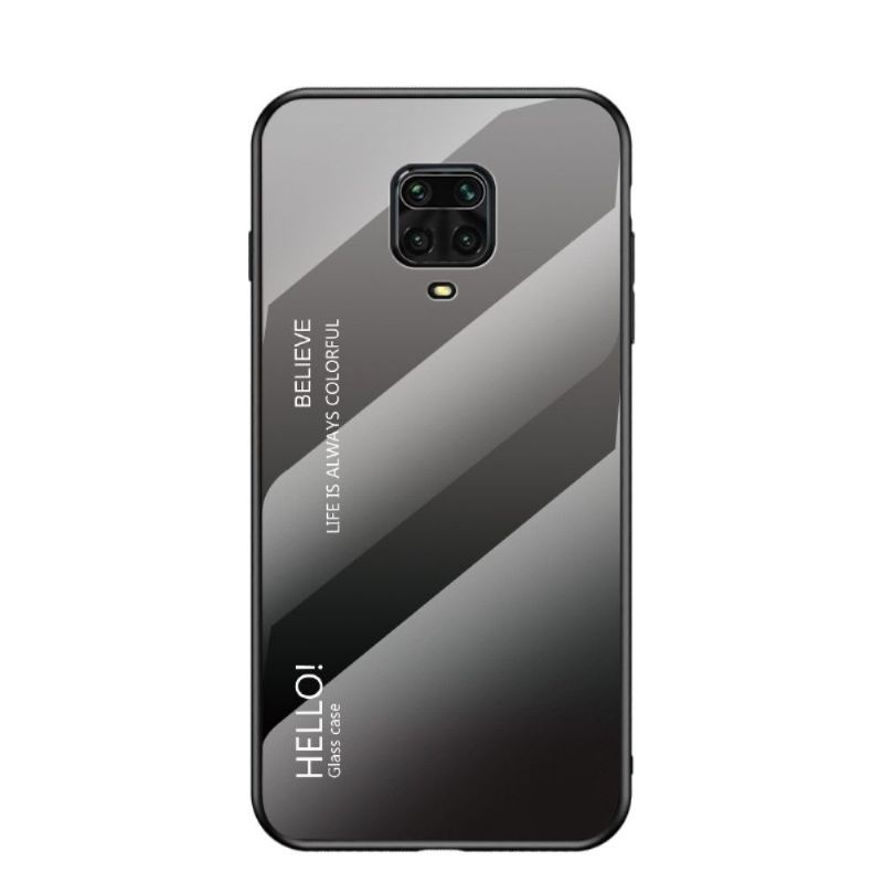 Kryt Na Xiaomi Redmi Note 9S / Redmi Note 9 Pro Skleněná Zadní Strana S Barevným Přechodem