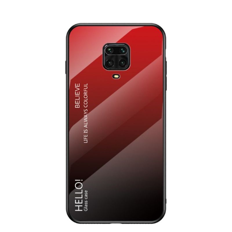 Kryt Na Xiaomi Redmi Note 9S / Redmi Note 9 Pro Skleněná Zadní Strana S Barevným Přechodem