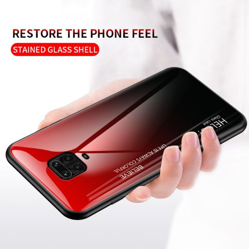 Kryt Na Xiaomi Redmi Note 9S / Redmi Note 9 Pro Skleněná Zadní Strana S Barevným Přechodem
