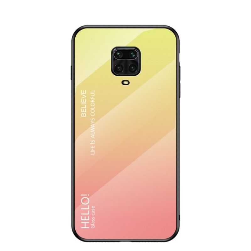 Kryt Na Xiaomi Redmi Note 9S / Redmi Note 9 Pro Skleněná Zadní Strana S Barevným Přechodem