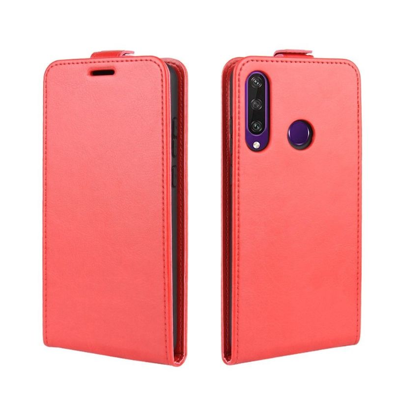 Flipové Pouzdro Na Huawei Y6p Kožené Pouzdro Vertikální Umělá Kůže