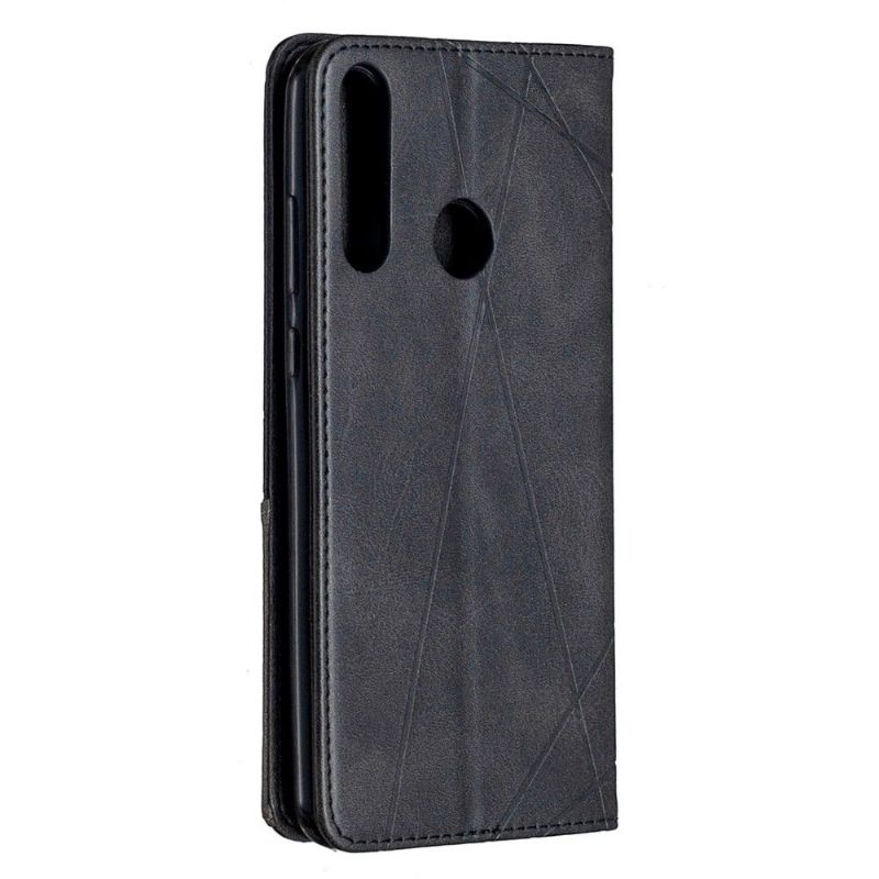 Flipové Pouzdro Na Huawei Y6p Kožený Držák Na Karty Ve Stylu Célinia