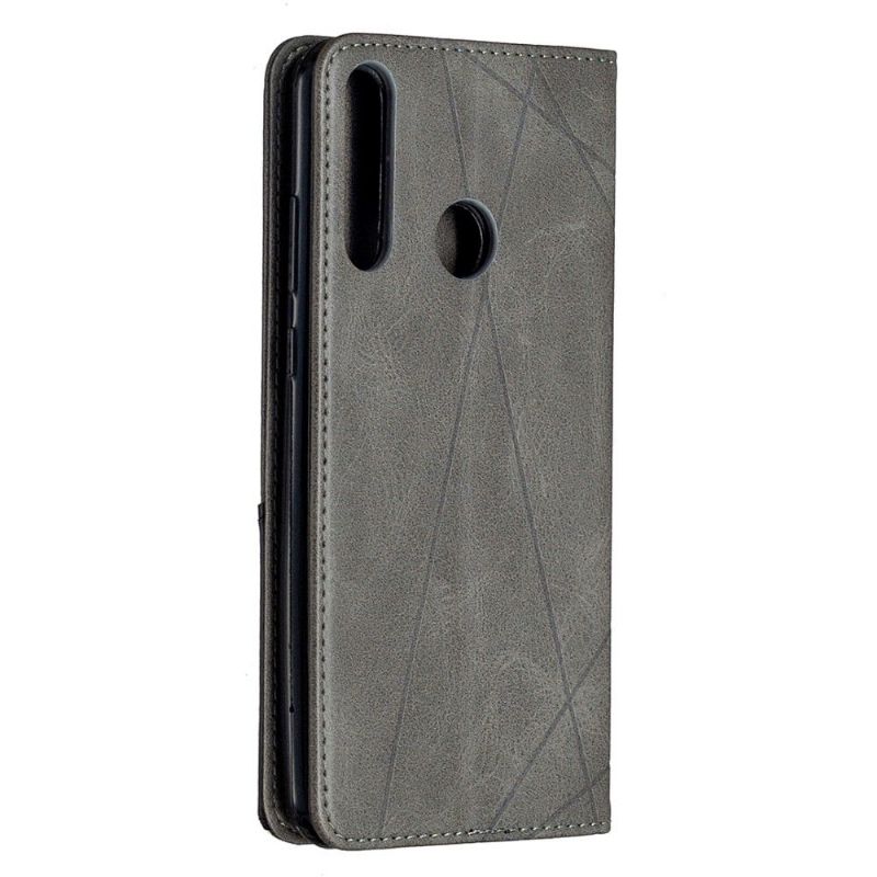 Flipové Pouzdro Na Huawei Y6p Kožený Držák Na Karty Ve Stylu Célinia