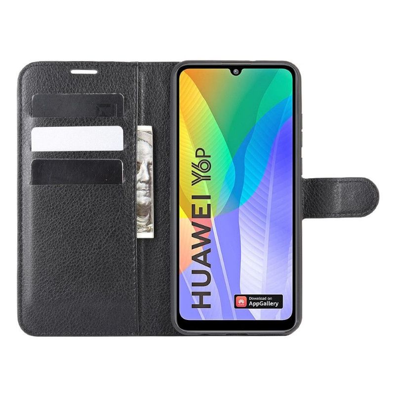 Flipové Pouzdro Na Huawei Y6p Peněženkové Pouzdro Styl Kůže