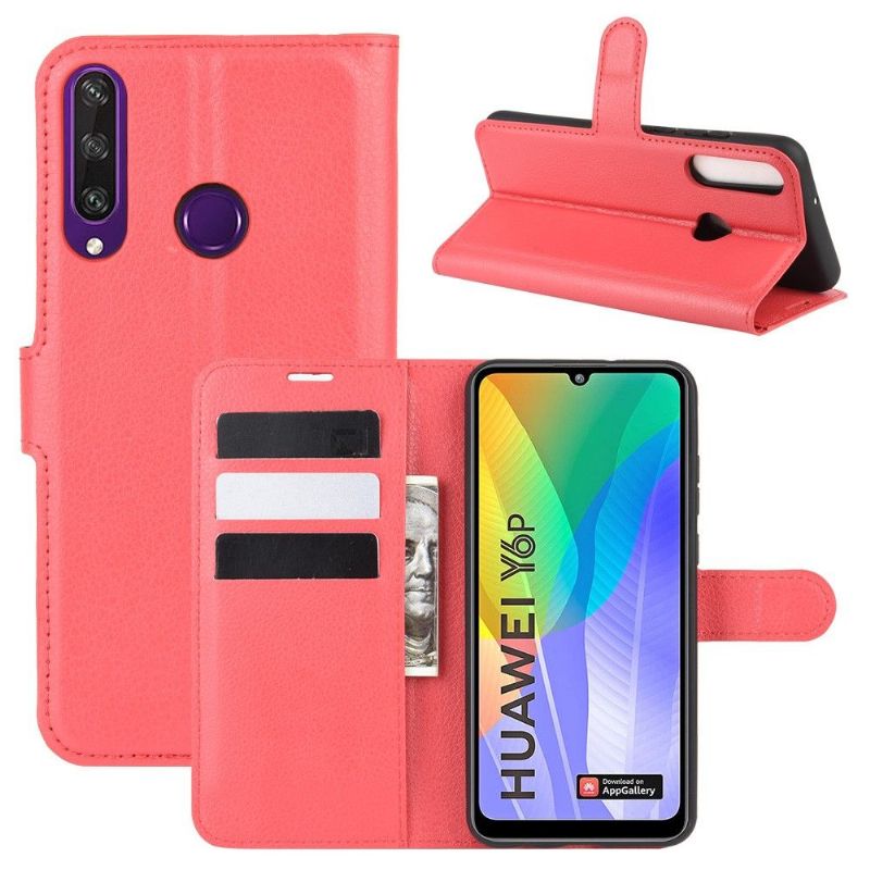 Flipové Pouzdro Na Huawei Y6p Peněženkové Pouzdro Styl Kůže