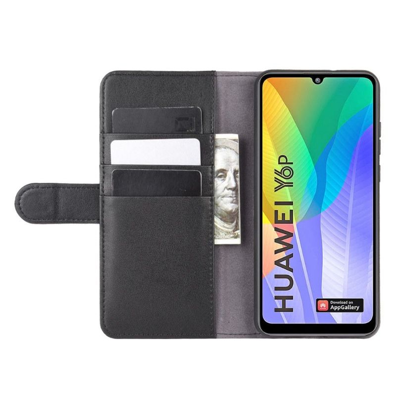Flipové Pouzdro Na Huawei Y6p Prémiová Kůže