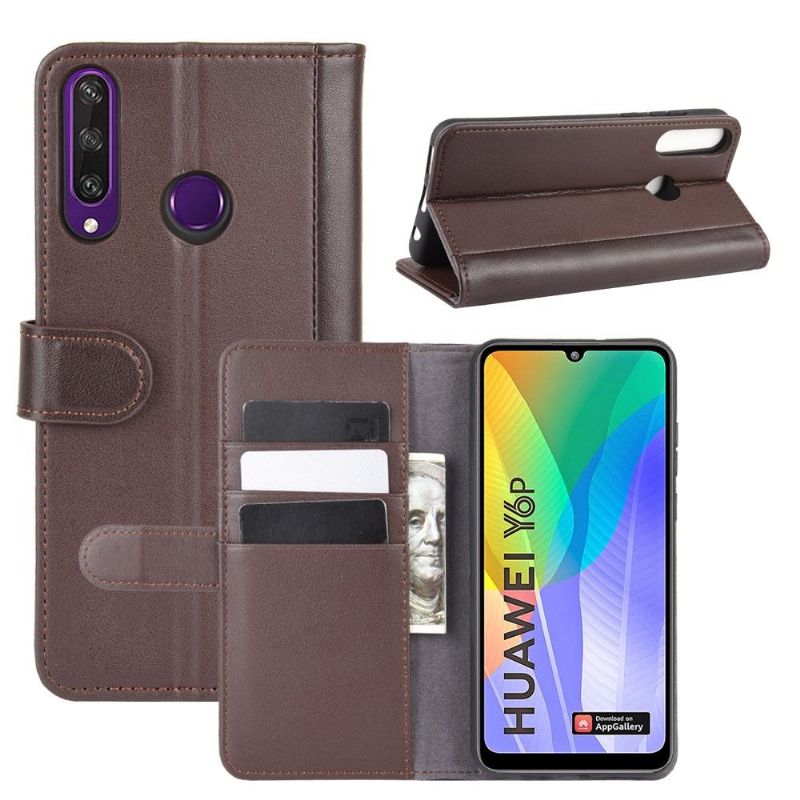 Flipové Pouzdro Na Huawei Y6p Prémiová Kůže