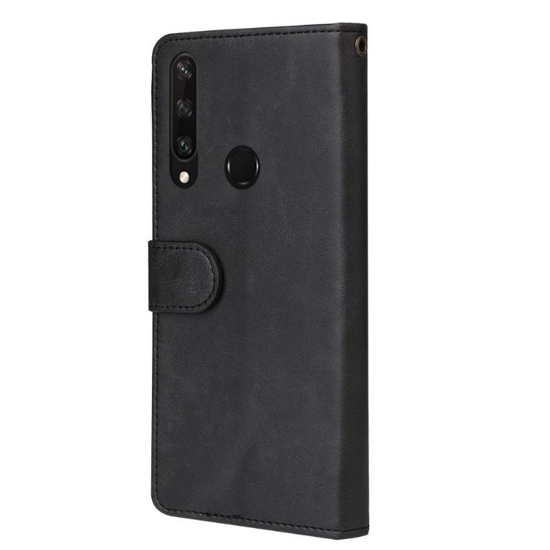 Flipové Pouzdro Na Huawei Y6p Vícekomorový Držák - Černý
