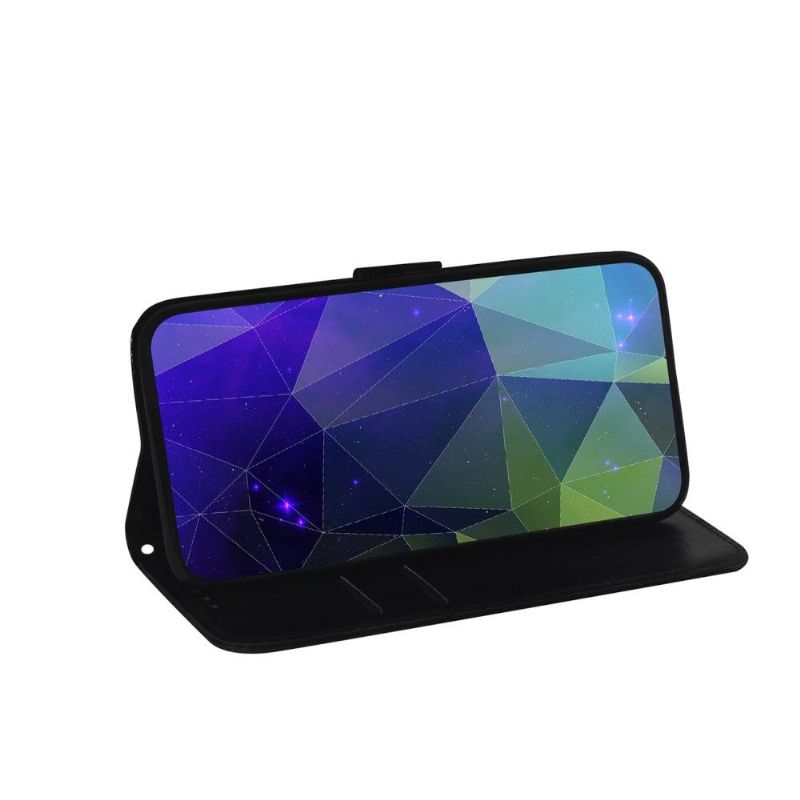 Flipové Pouzdro Na Huawei Y6p Zrcadlový Efekt Z Umělé Kůže