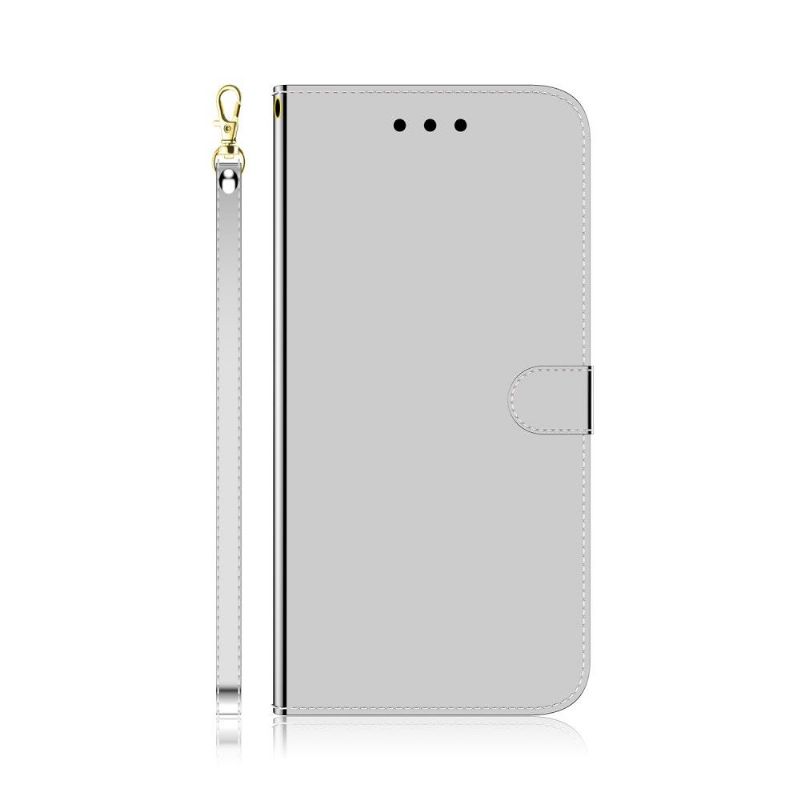 Flipové Pouzdro Na Huawei Y6p Zrcadlový Efekt Z Umělé Kůže