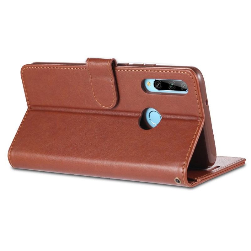 Kožené Pouzdro Na Huawei Y6p Retro Kožený Efekt Azns