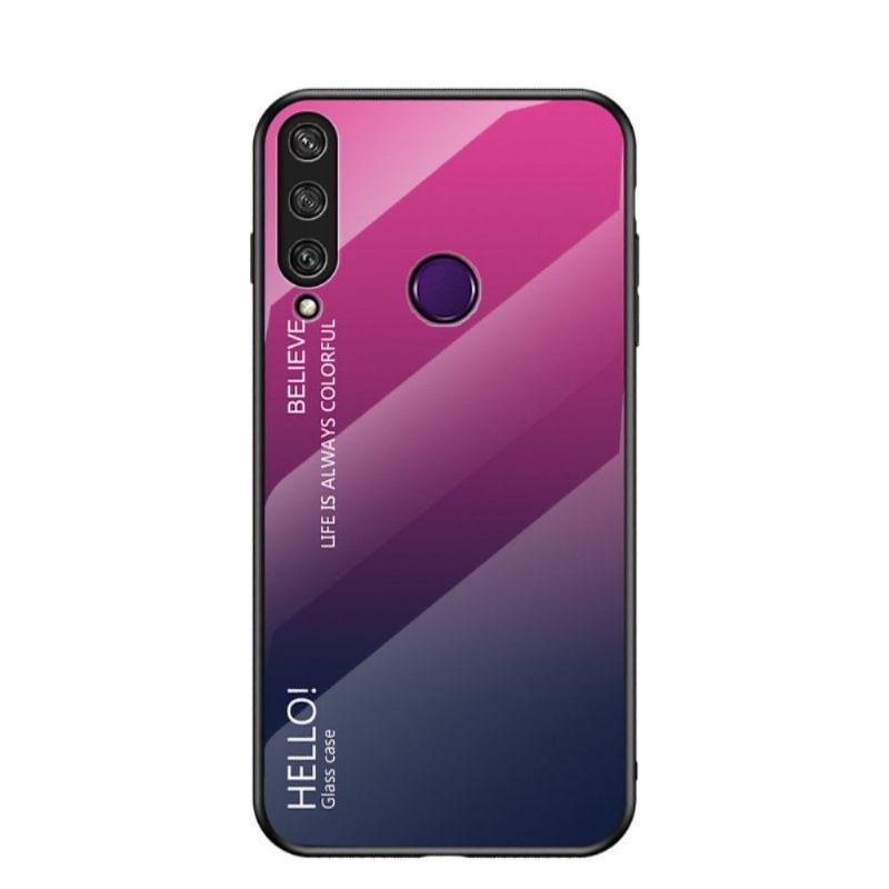 Kryt Na Huawei Y6p Skleněná Zadní Strana S Barevným Přechodem