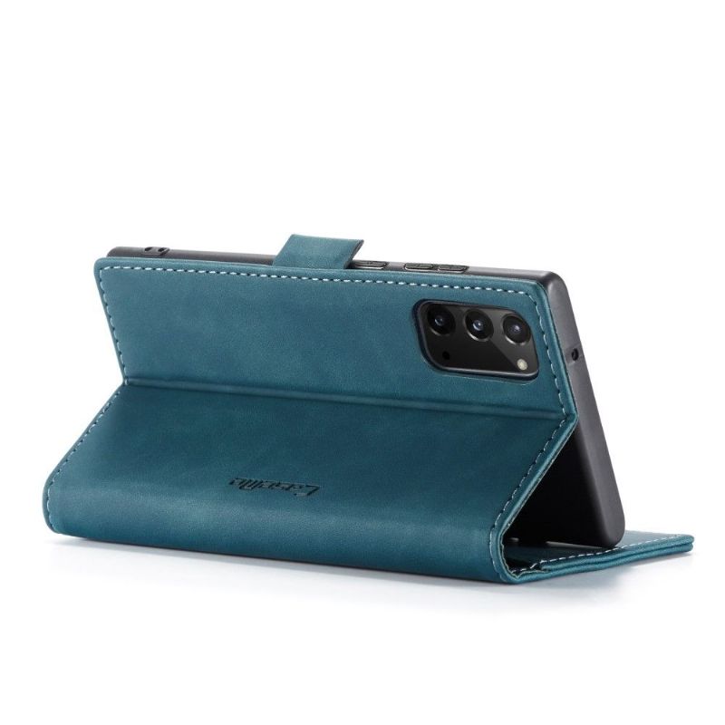 Flipové Pouzdro Na Samsung Galaxy Note 20 Golias Leather Effect - Zelená