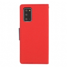 Flipové Pouzdro Na Samsung Galaxy Note 20 Mercury Fancy Bicolor