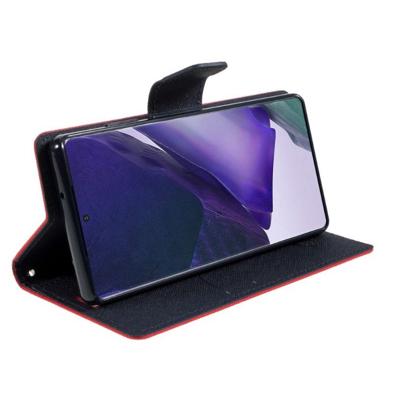Flipové Pouzdro Na Samsung Galaxy Note 20 Mercury Fancy Bicolor