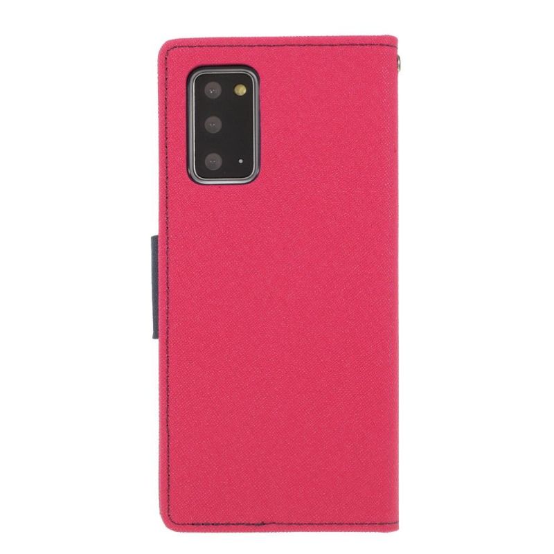 Flipové Pouzdro Na Samsung Galaxy Note 20 Mercury Fancy Bicolor