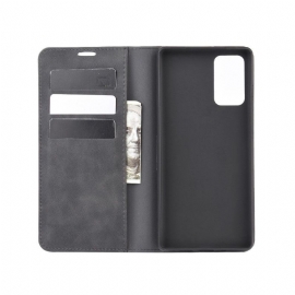 Flipové Pouzdro Na Samsung Galaxy Note 20 Obchodní Retro