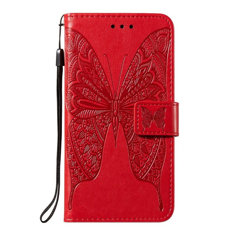 Flipové Pouzdro Na Samsung Galaxy Note 20 Pomocný Motýl