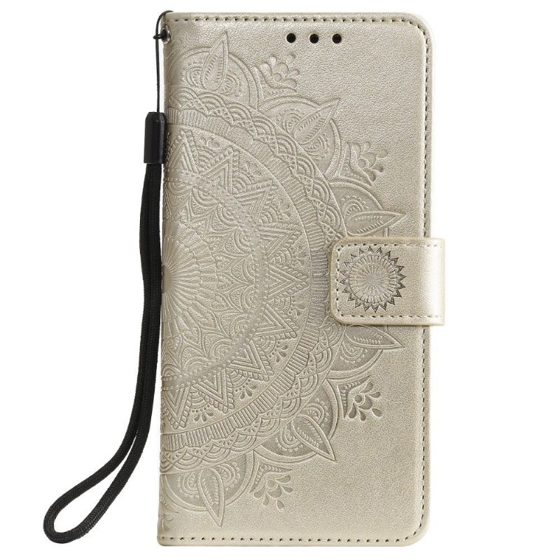 Flipové Pouzdro Na Samsung Galaxy Note 20 Reliéfní Mandala
