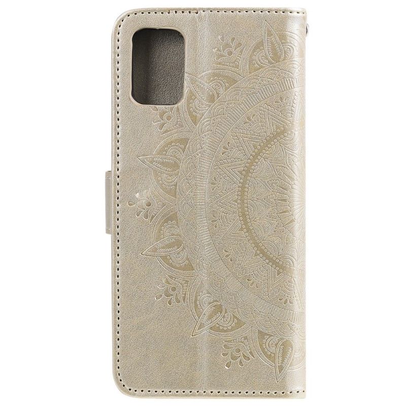 Flipové Pouzdro Na Samsung Galaxy Note 20 Reliéfní Mandala