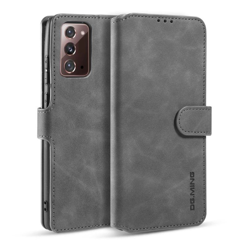 Flipové Pouzdro Na Samsung Galaxy Note 20 Retro Styl Dg Ming